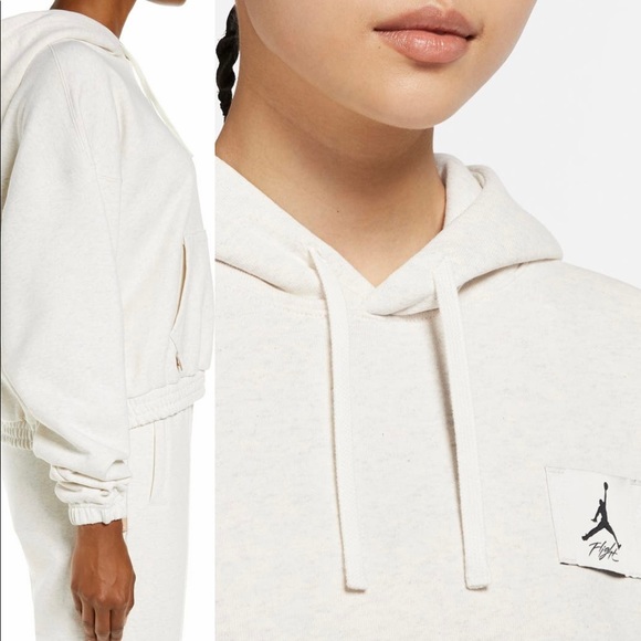 Nwt Air Jordan Cropped Hoodie Slight Oversized Fit Size Small - Picture 4 of 16